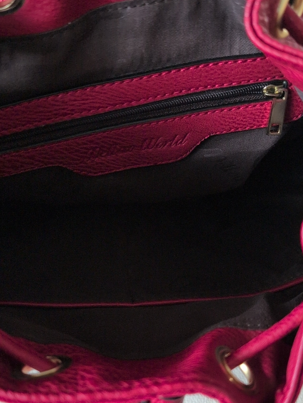 NWT Mellow World Vegan Embellished Stud Drawstring Backpack Bag - Picture 7 of 12